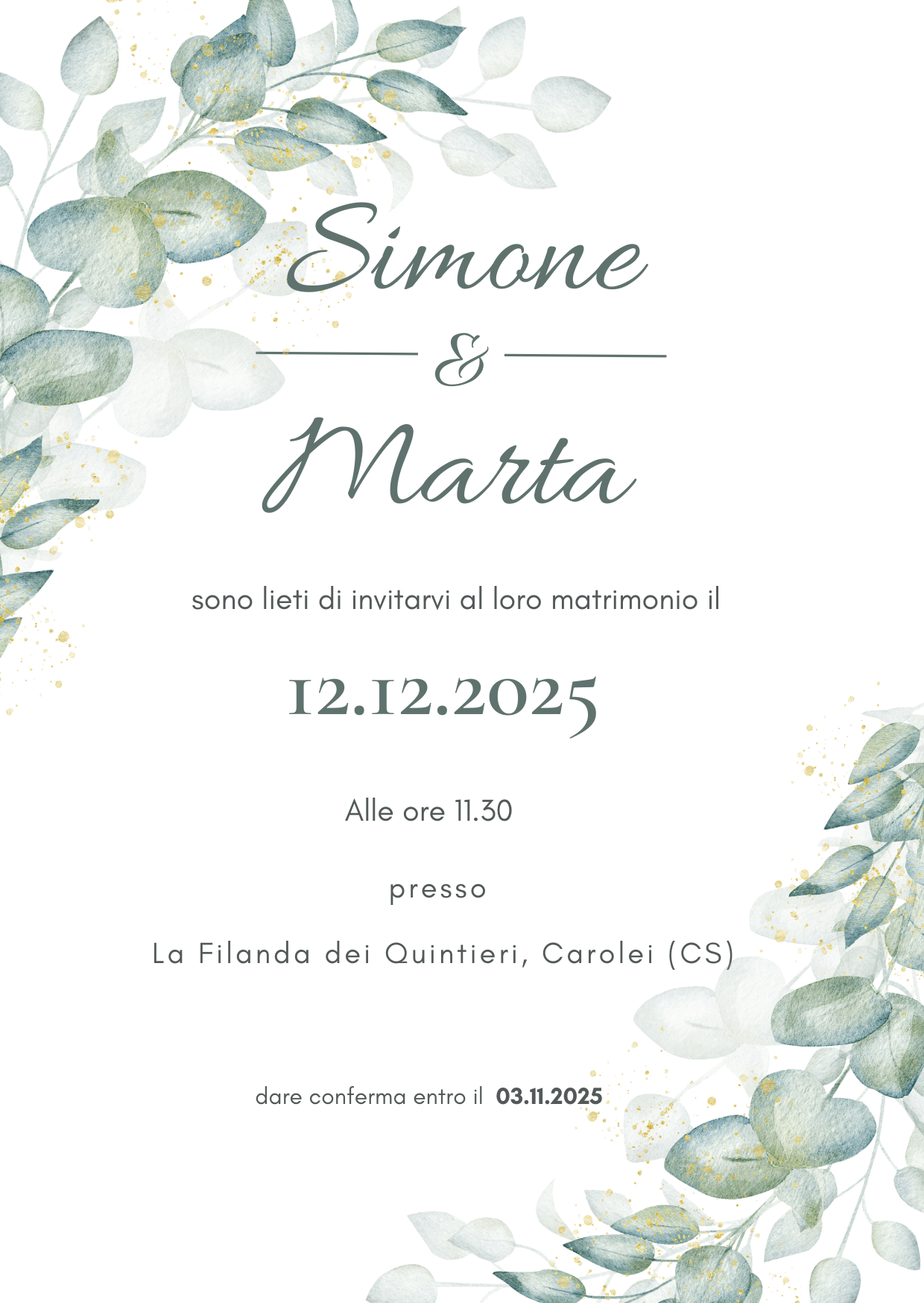 Invito di Matrimonio